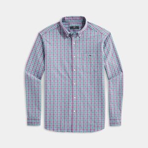 Vineyard Vines Button Down Top in Purple/Blue